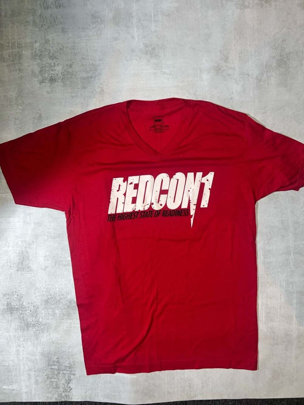 Redcon1 The Highest State of Readiness V-Neck Graphic T-Shirt